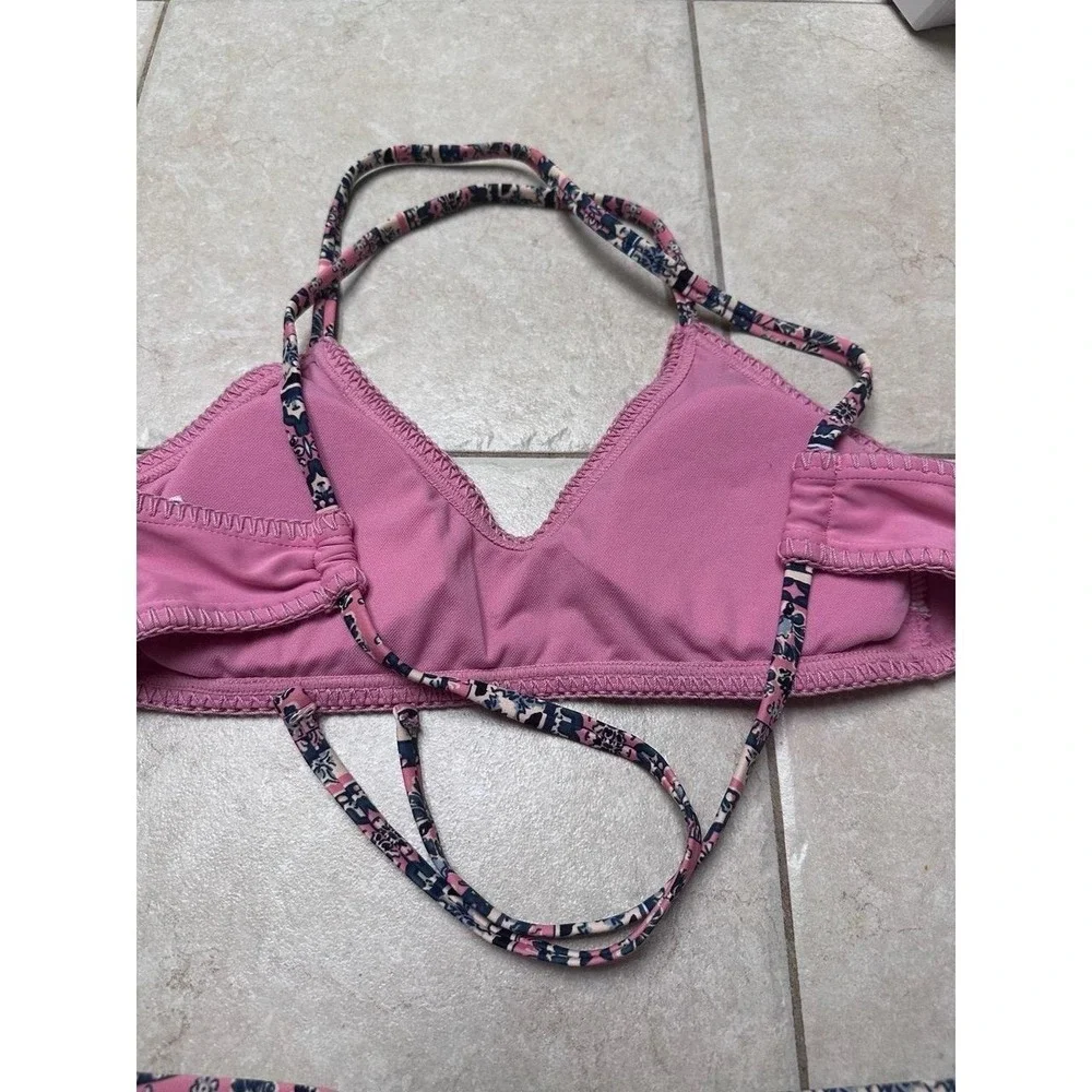 Xhileration pink bikini top and bottom,‎ size medium